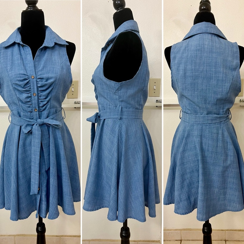 💙Pretty denim colored dress💙